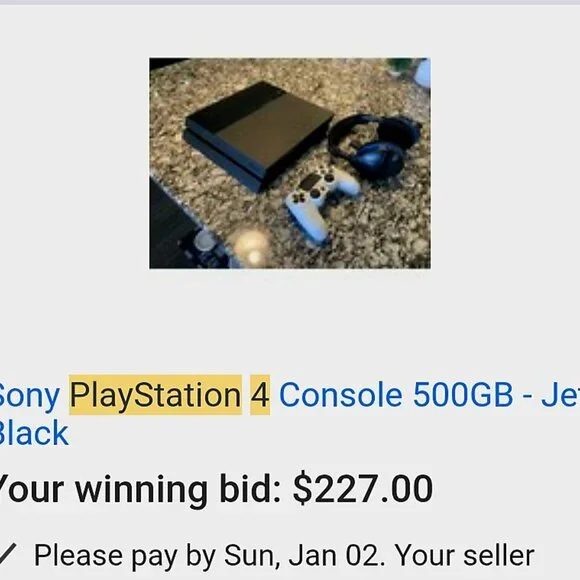 Sony Playstation 4 Console 500 GB - Picture 2 of 4